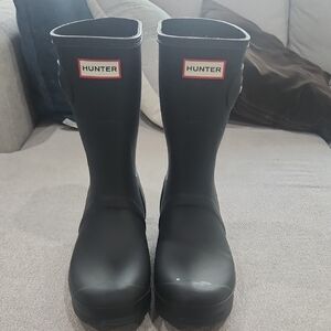 Hunter Original Short Classic Black Waterproof Boots
